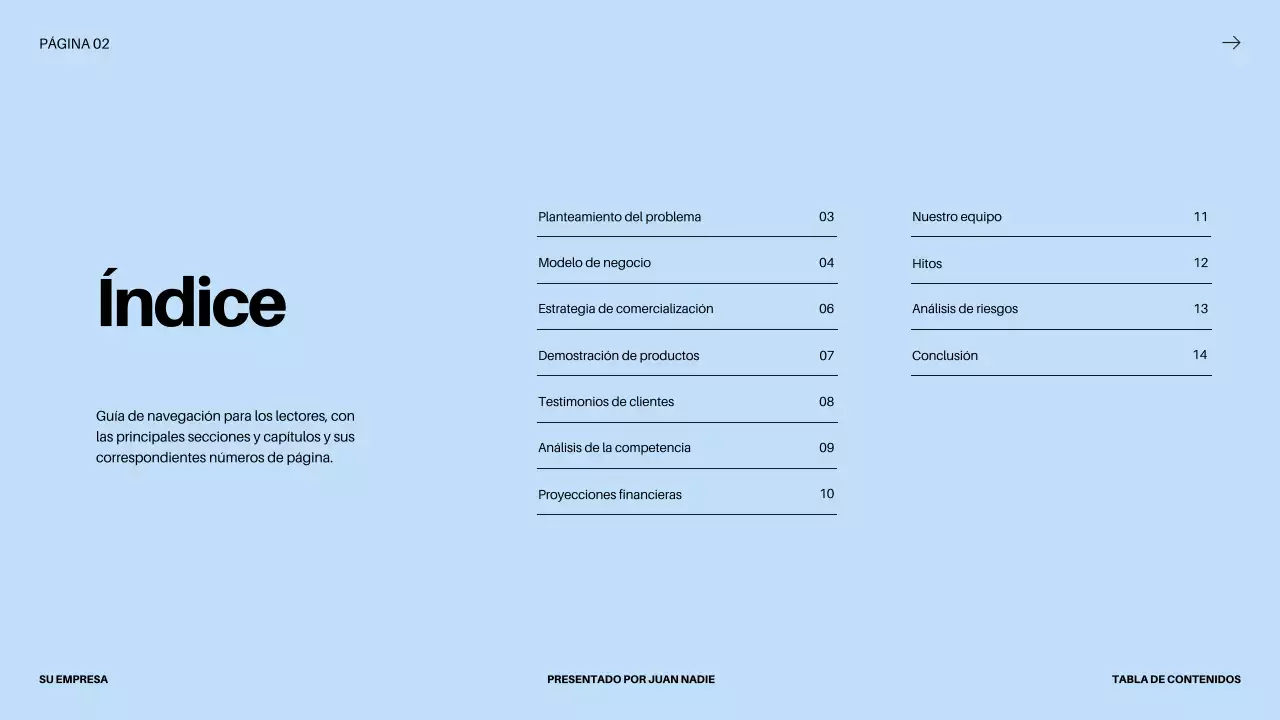 Black Bold Business Startup Pitch Deck Propuesta