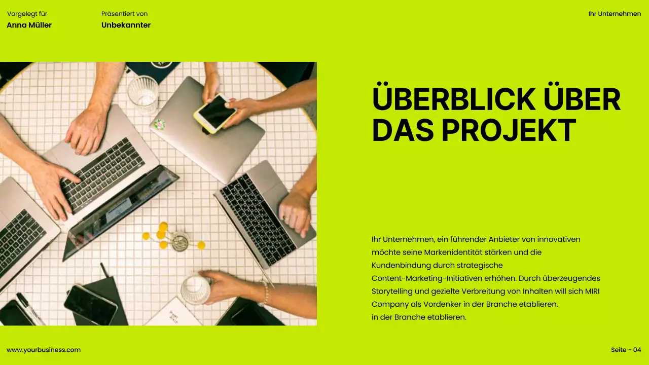 Lime Khaki Bold Lime Khaki Bold Business Project Proposal