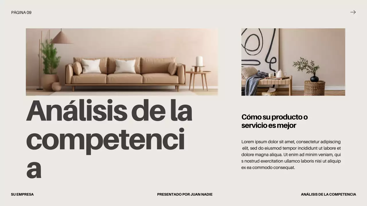 Black Bold Business Startup Pitch Deck Propuesta