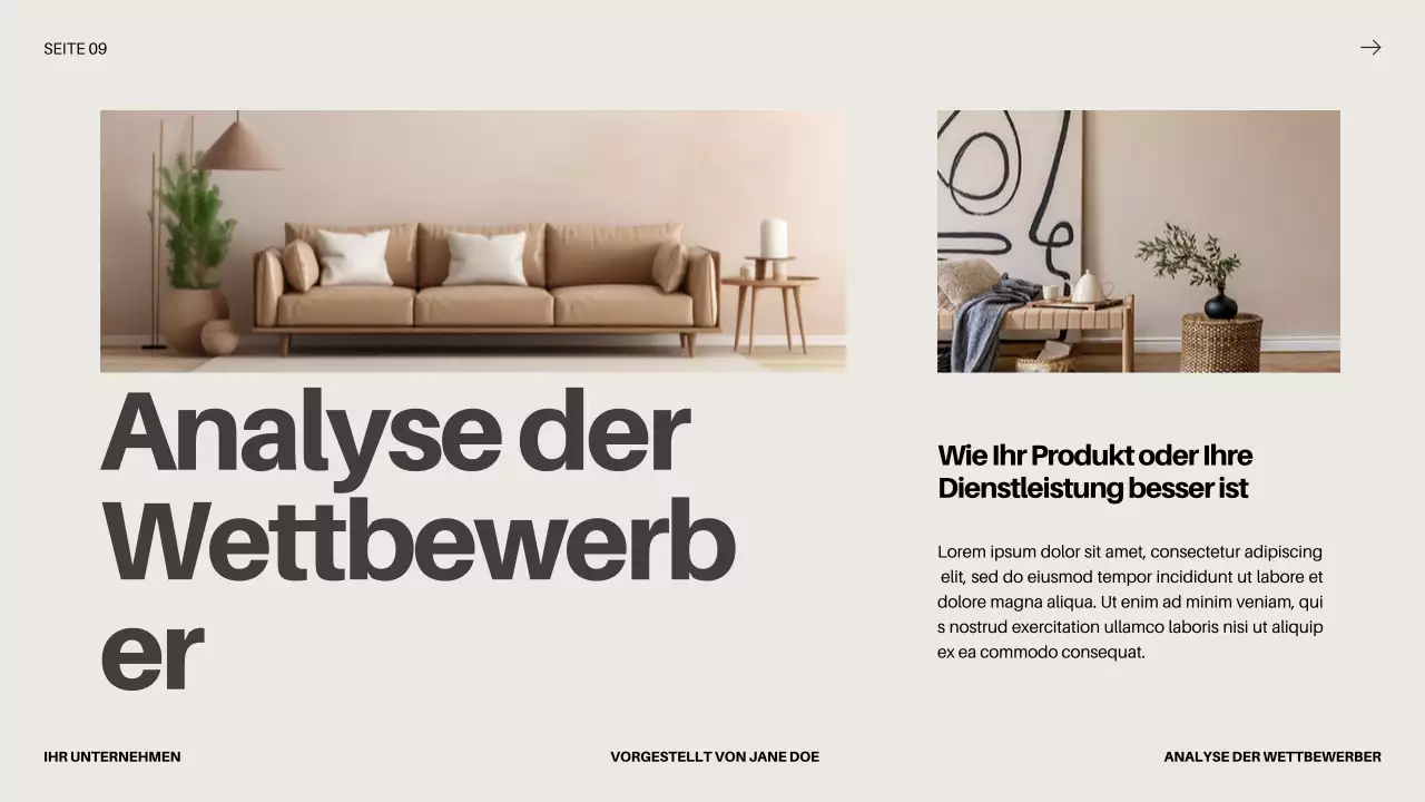 Black Bold Business Startup Pitch Deck Proposal