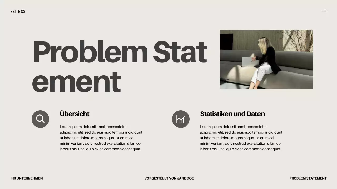 Black Bold Business Startup Pitch Deck Proposal