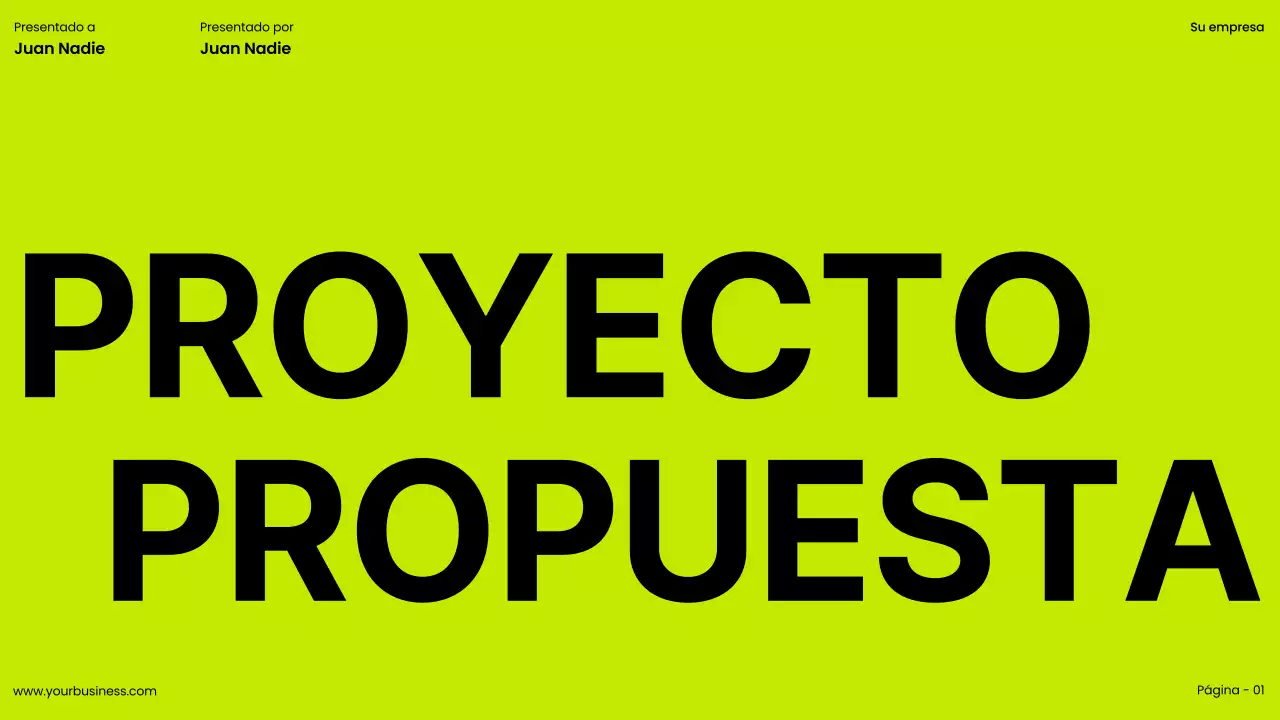 Lime Khaki Bold Lime Khaki Bold Propuesta de proyecto empresarial