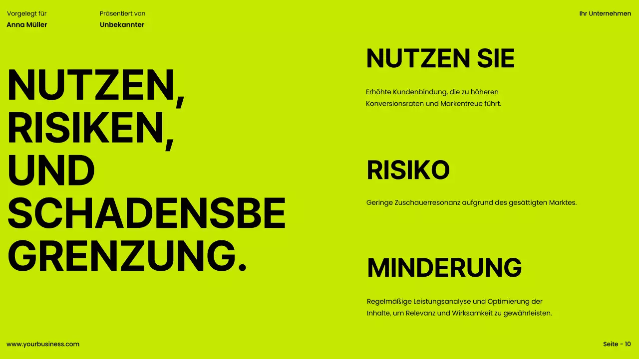 Lime Khaki Bold Lime Khaki Bold Business Project Proposal