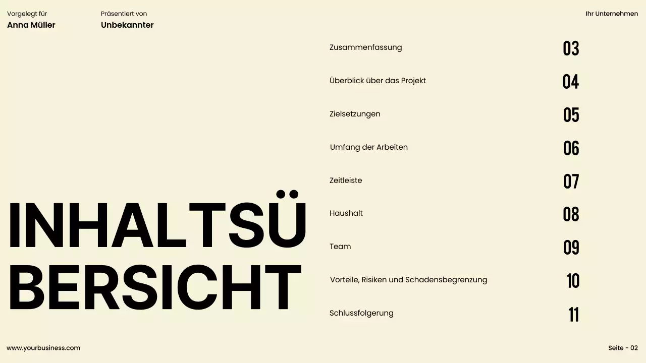 Lime Khaki Bold Lime Khaki Bold Business Project Proposal