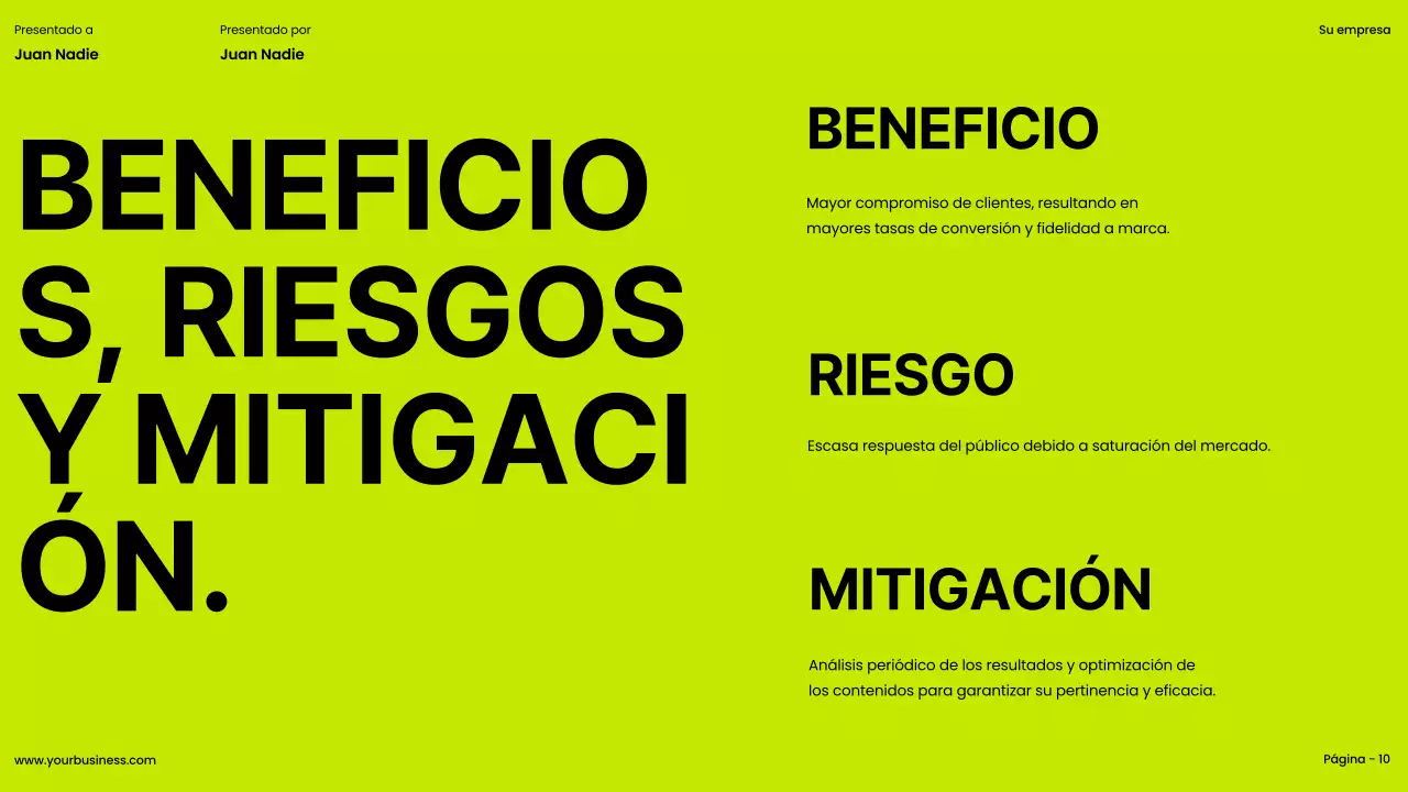 Lime Khaki Bold Lime Khaki Bold Propuesta de proyecto empresarial