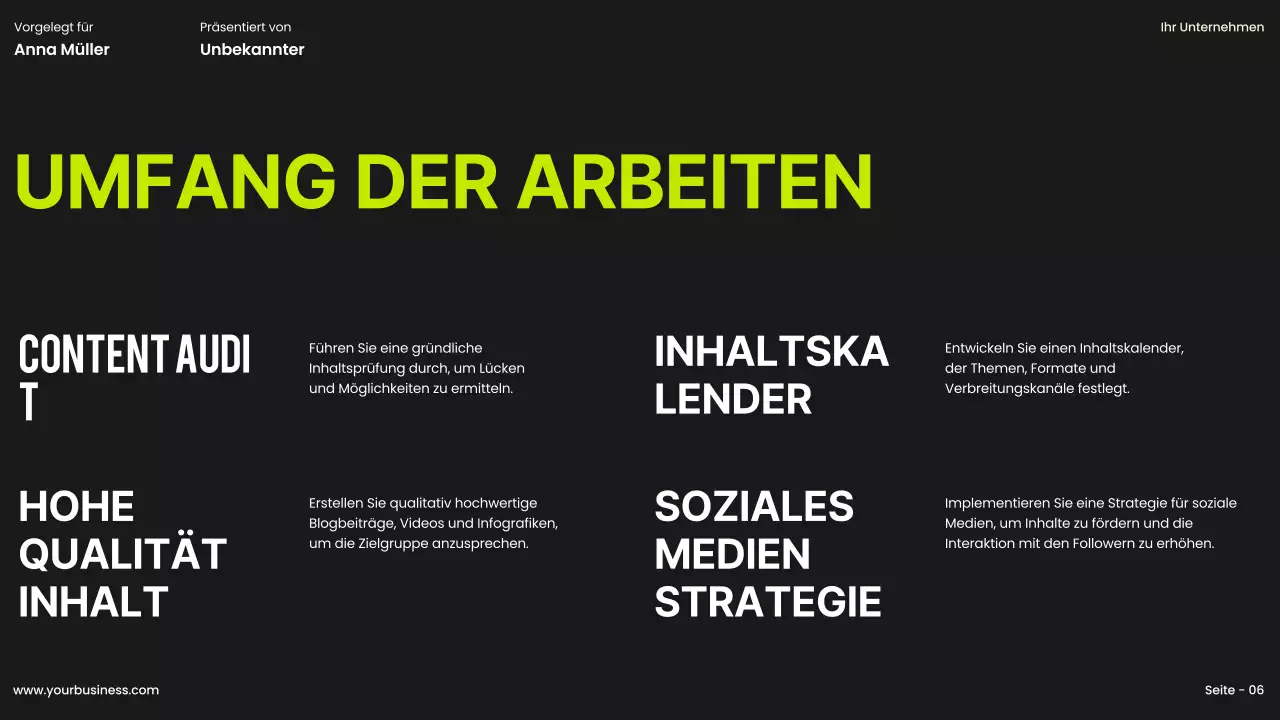 Lime Khaki Bold Lime Khaki Bold Business Project Proposal