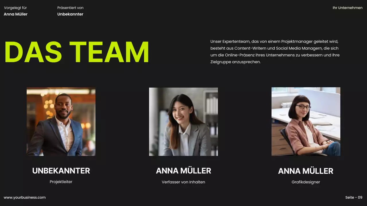 Lime Khaki Bold Lime Khaki Bold Business Project Proposal