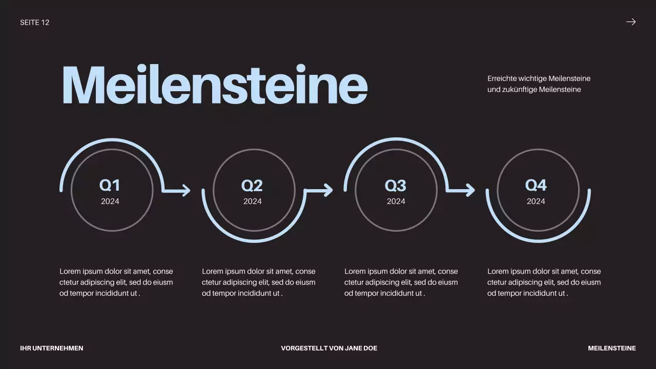 Black Bold Business Startup Pitch Deck Proposal