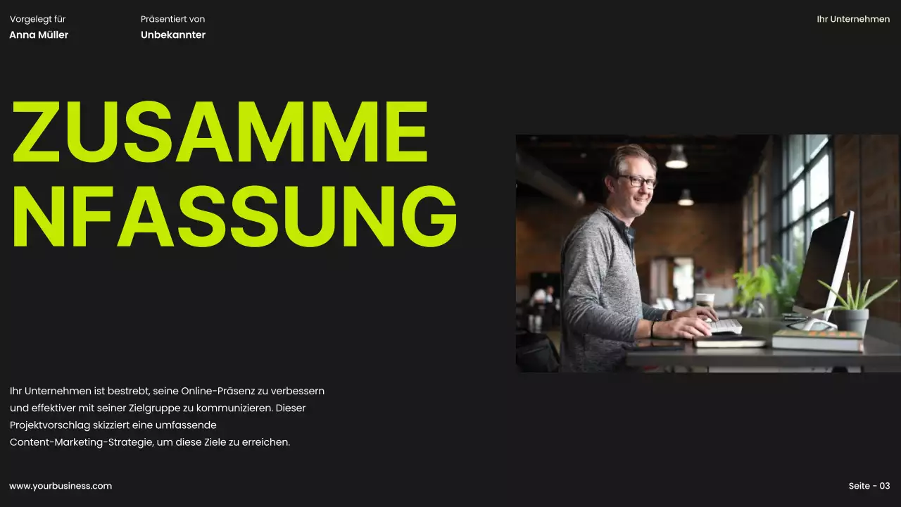 Lime Khaki Bold Lime Khaki Bold Business Project Proposal