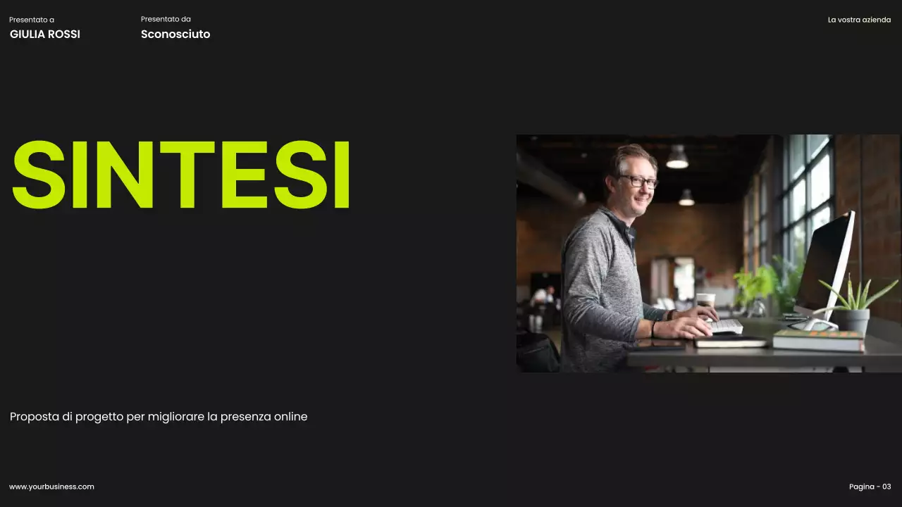 Lime Khaki Bold Lime Khaki Bold Proposta di progetto d'impresa