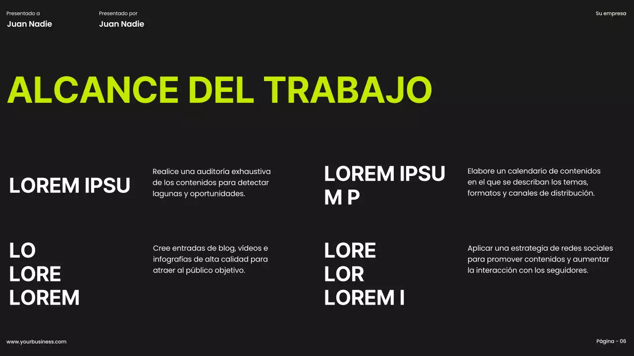 Lime Khaki Bold Lime Khaki Bold Propuesta de proyecto empresarial