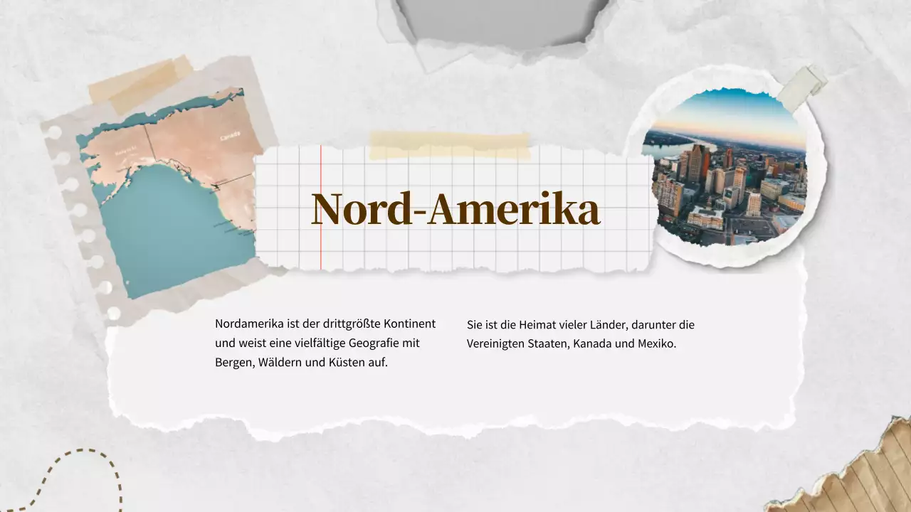 Braunes Elfenbein Klassisches Weltgeographie Unterrichtsmaterial