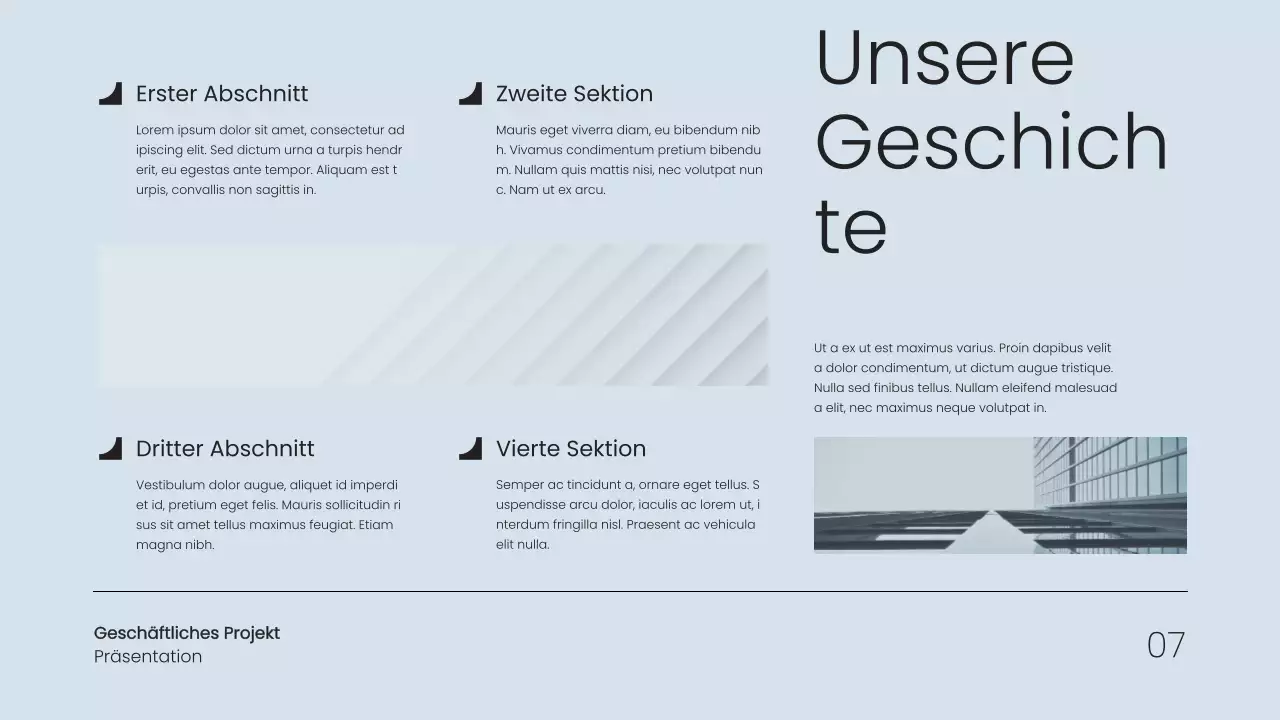 Grau Minimal Einfaches Business Projektvorschlag