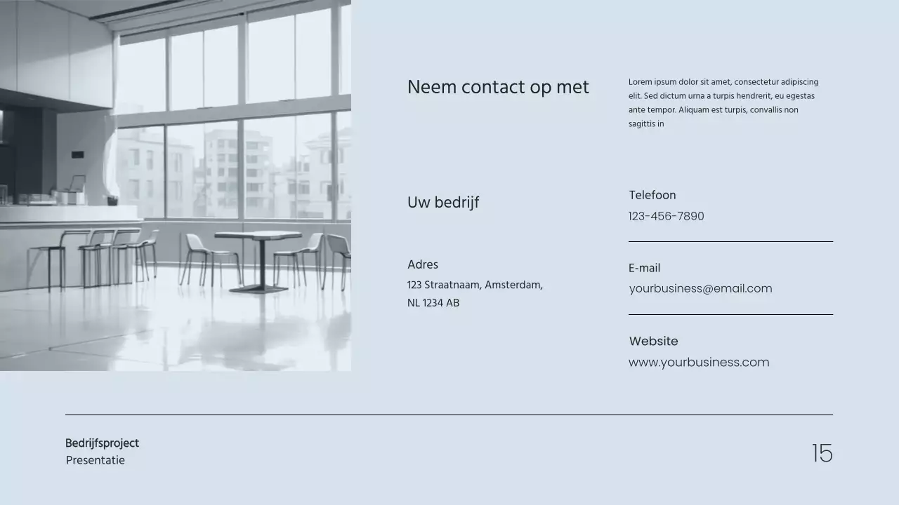Grijs Minimaal Eenvoudig Projectvoorstel