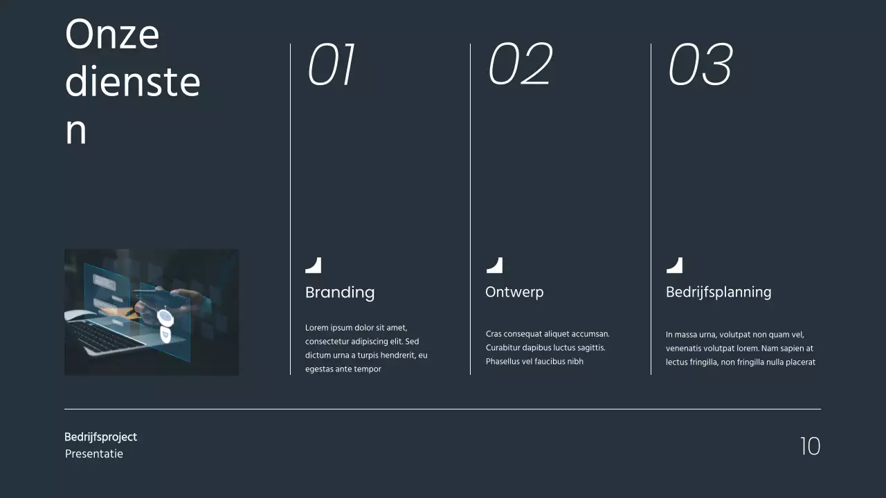 Grijs Minimaal Eenvoudig Projectvoorstel