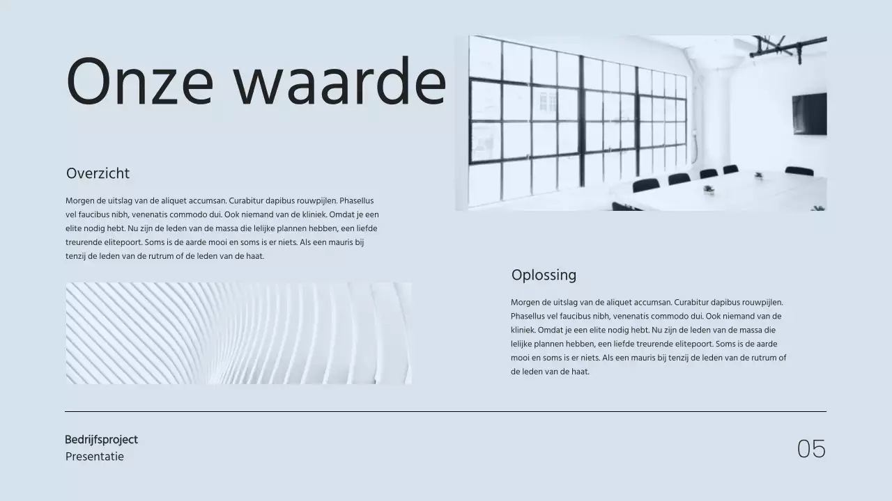 Grijs Minimaal Eenvoudig Projectvoorstel