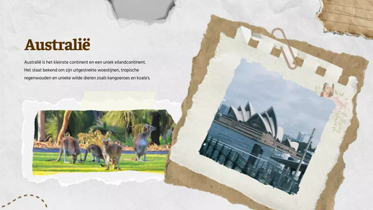 Klassiek wereldaardrijkskundemateriaal Bruin Ivoor