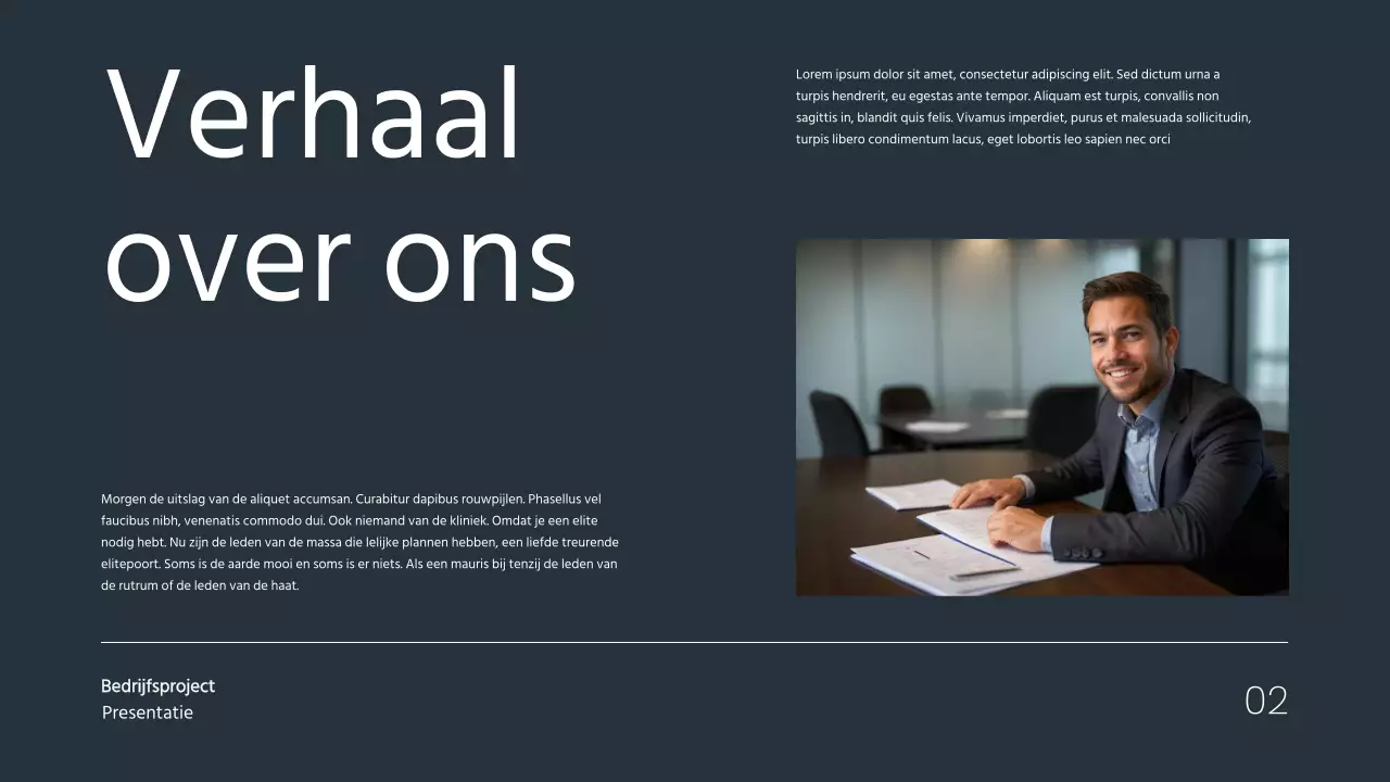 Grijs Minimaal Eenvoudig Projectvoorstel