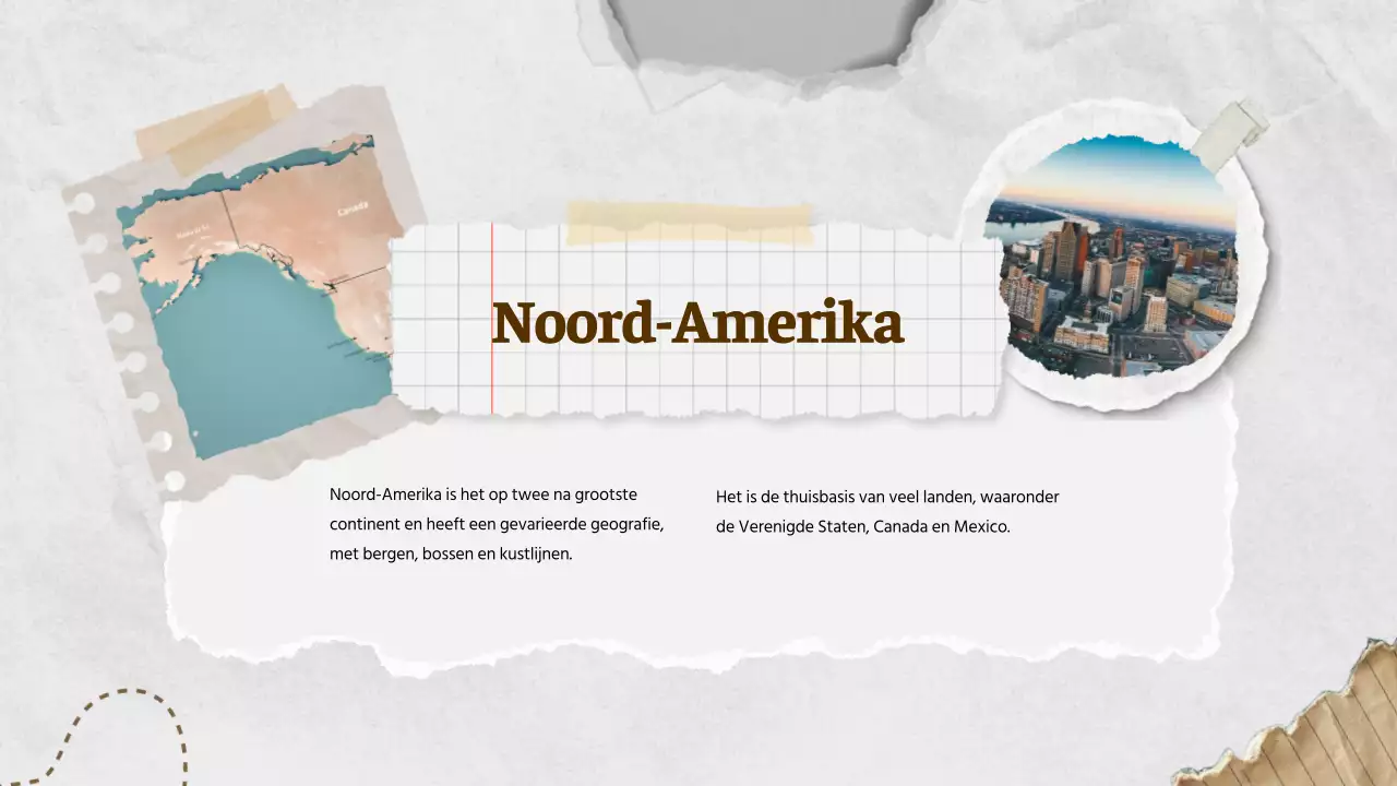 Klassiek wereldaardrijkskundemateriaal Bruin Ivoor