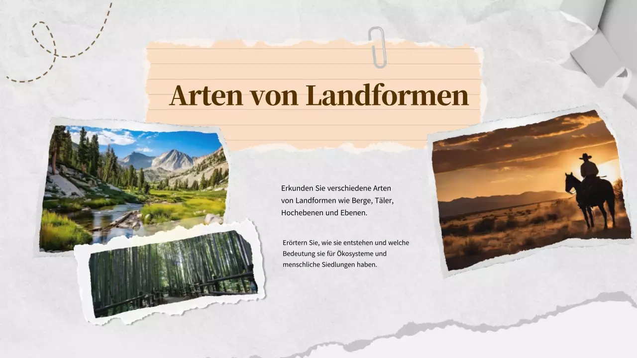 Braunes Elfenbein Klassisches Weltgeographie Unterrichtsmaterial