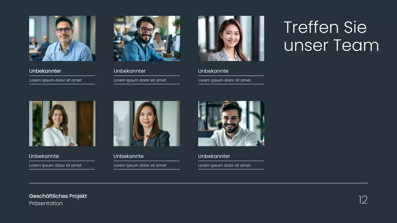 Grau Minimal Einfaches Business Projektvorschlag