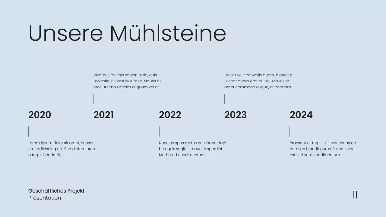 Grau Minimal Einfaches Business Projektvorschlag