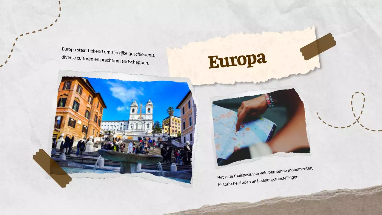 Klassiek wereldaardrijkskundemateriaal Bruin Ivoor