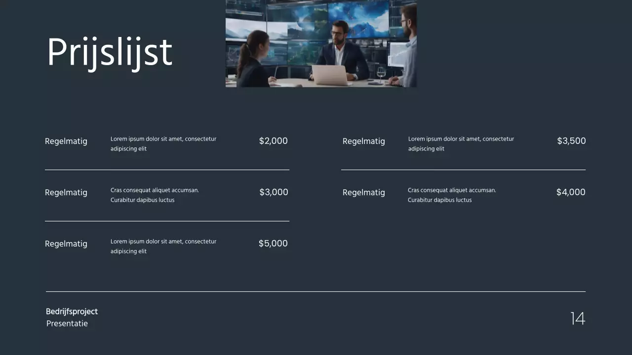 Grijs Minimaal Eenvoudig Projectvoorstel