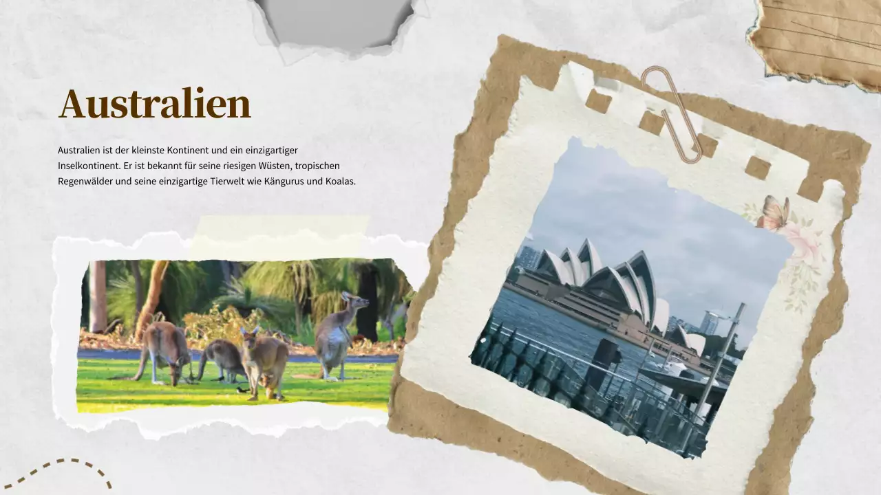 Braunes Elfenbein Klassisches Weltgeographie Unterrichtsmaterial