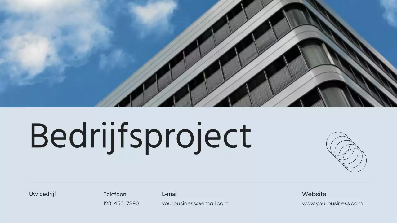 Grijs Minimaal Eenvoudig Projectvoorstel