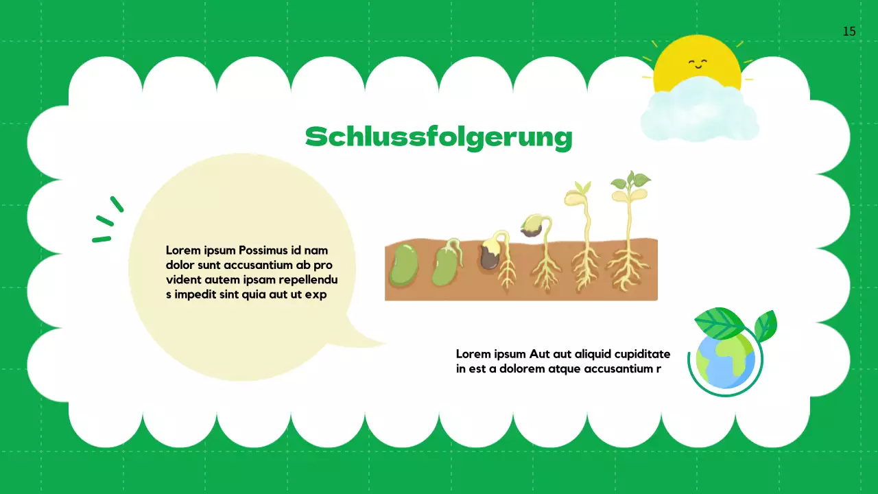 Green Plain Lebenszyklen von Pflanzen Unterrichtsmaterial