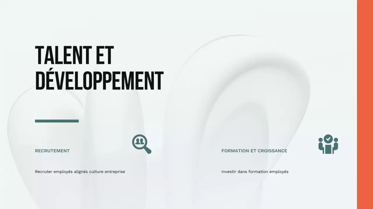 Stratégie simple de croissance des petites entreprises d'Orange