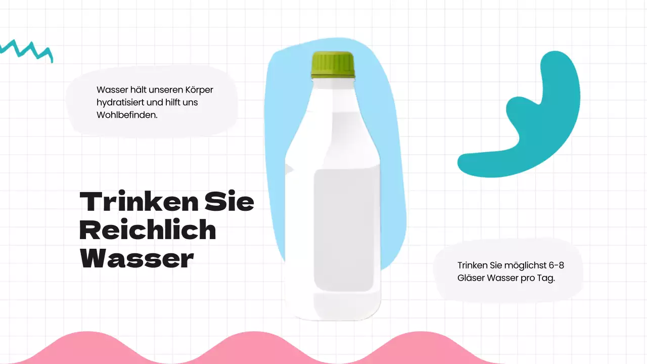 Green Blue Modern Healthy Habits Unterrichtsmaterial