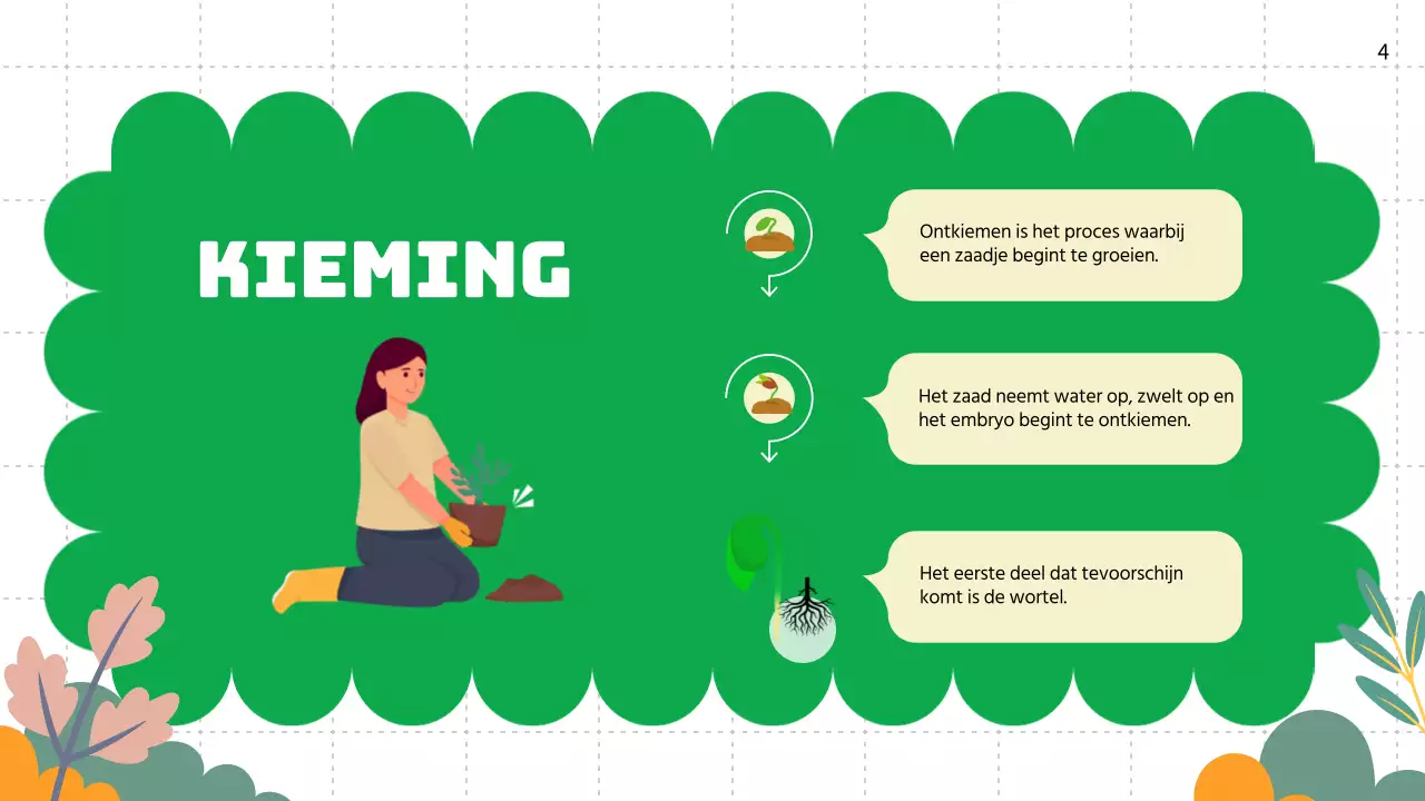 Groene vlakte Levenscycli van planten Lesmateriaal