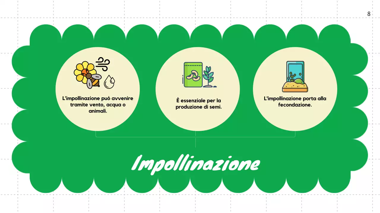 Pianura verde Cicli vitali delle piante Materiale di classe