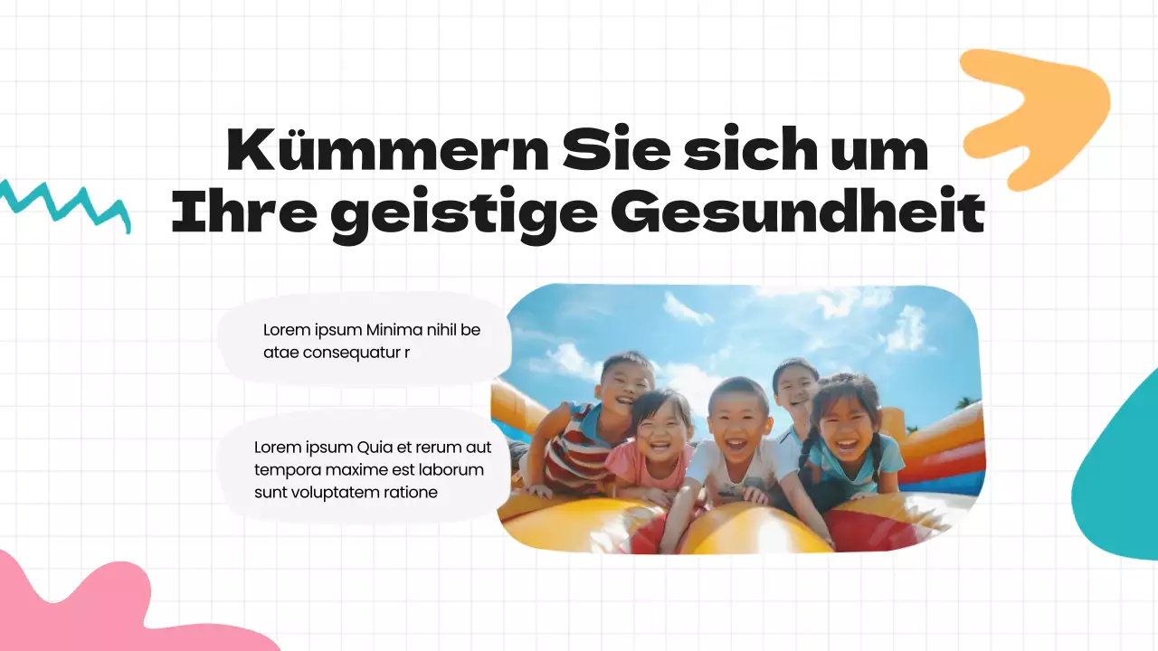 Green Blue Modern Healthy Habits Unterrichtsmaterial