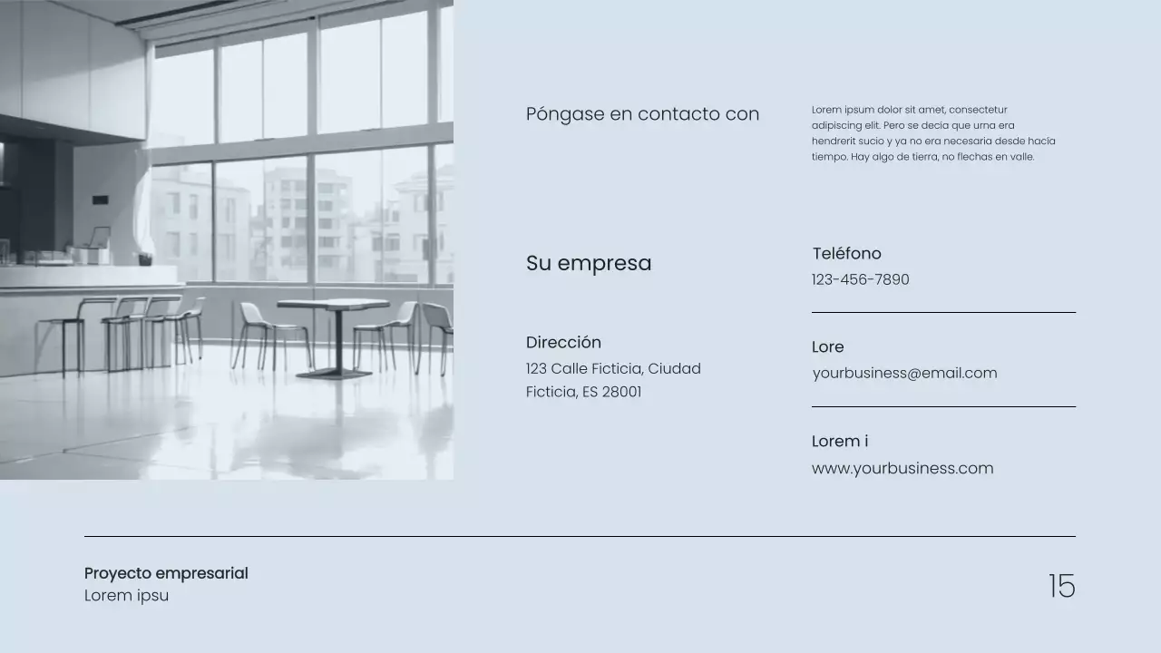 Gris Minimal Simple Business Project Proposal
