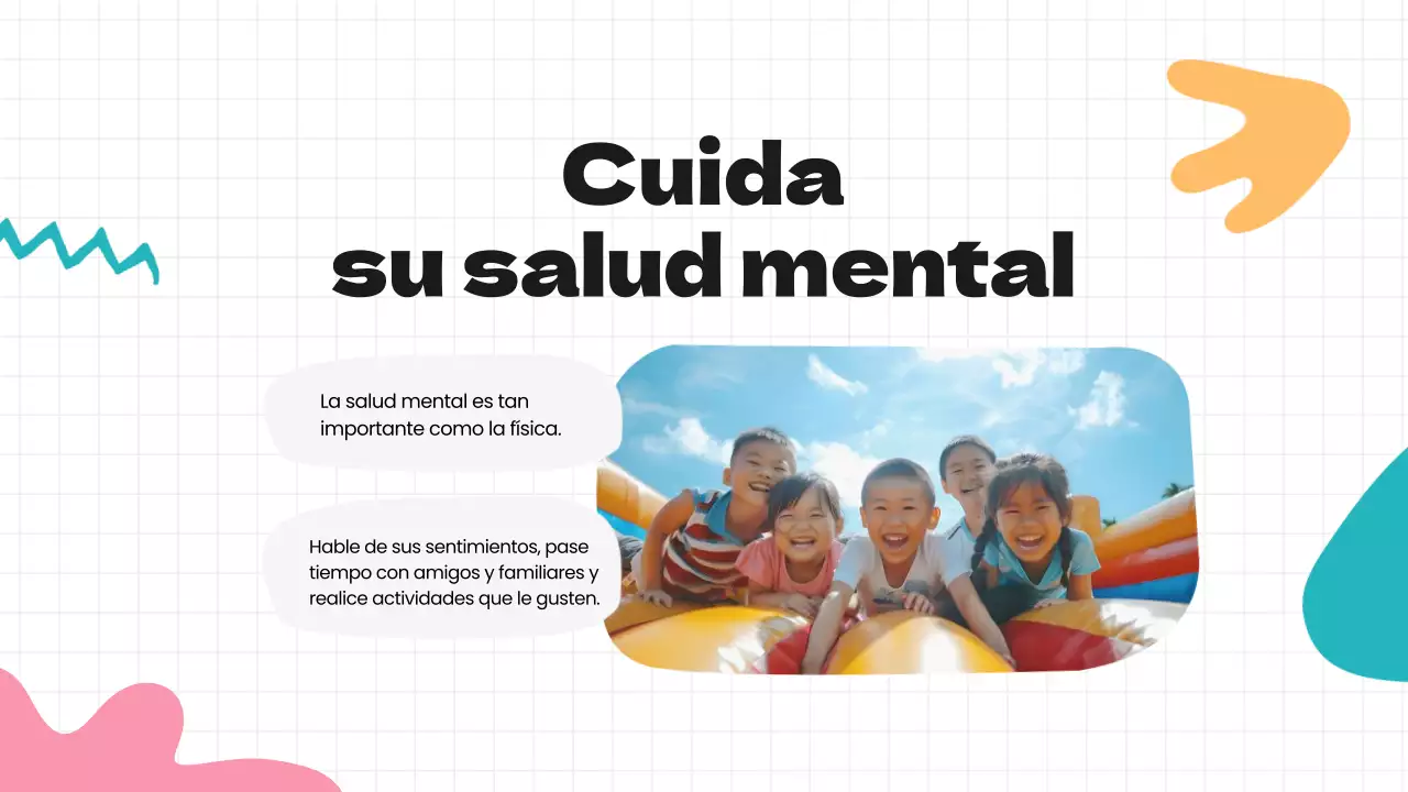 Green Blue Hábitos saludables modernos Material de clase