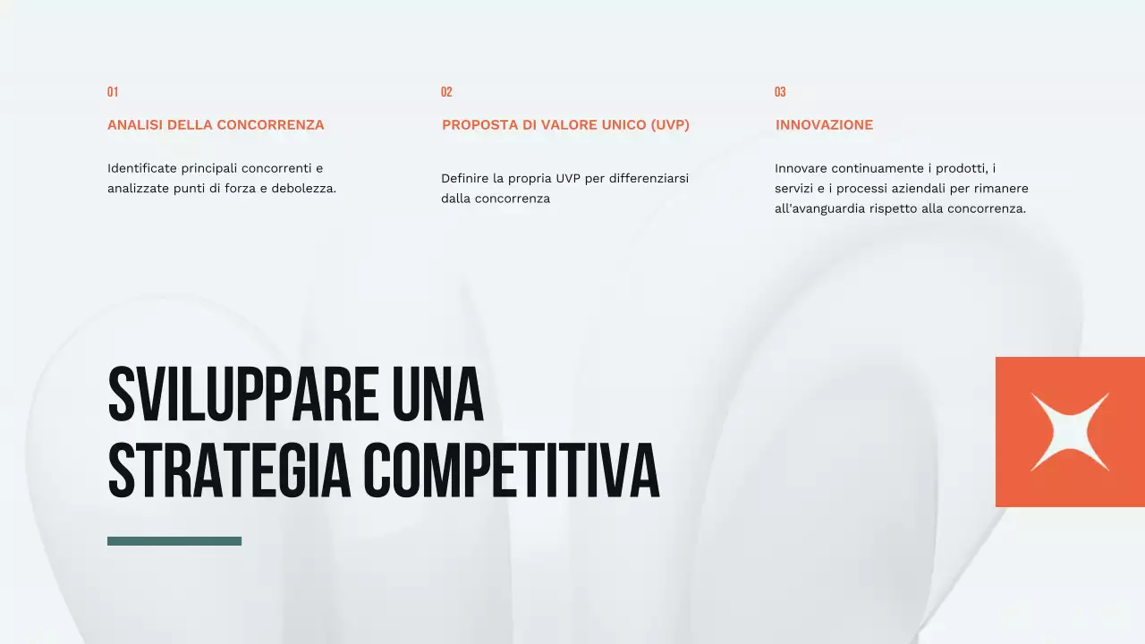 Arancione Semplice strategia di crescita delle piccole imprese