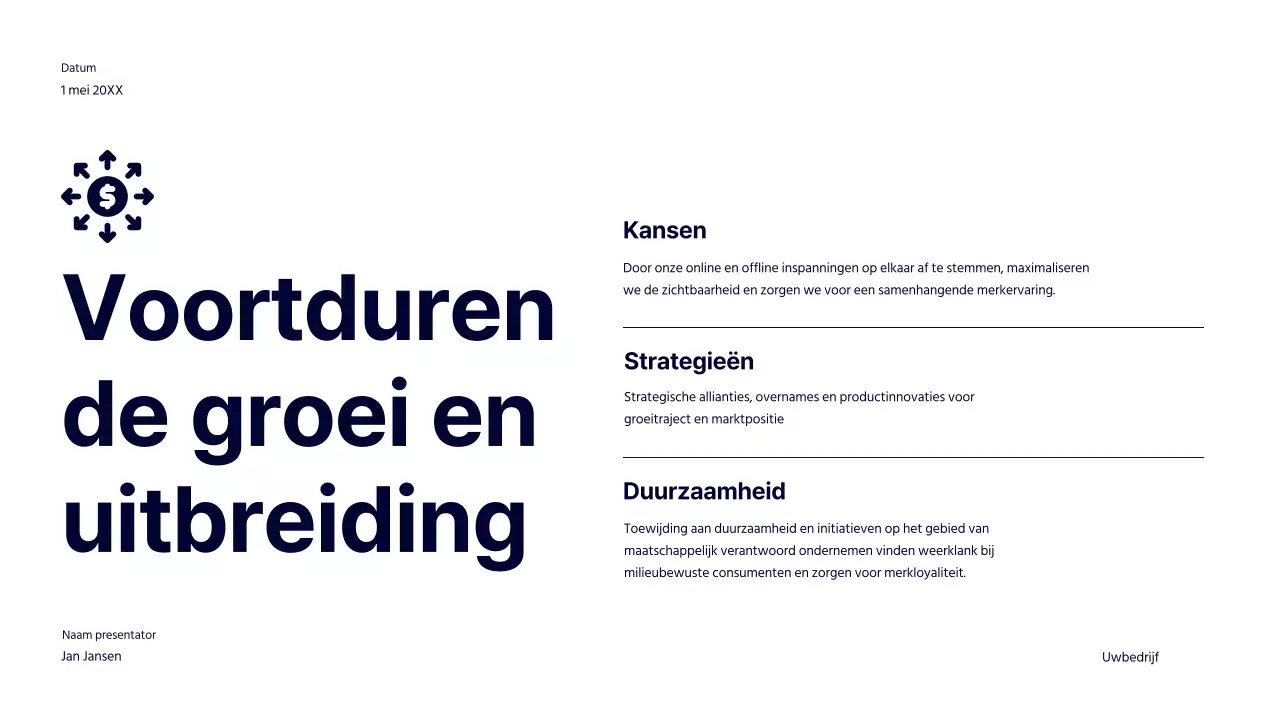 Marine Gedurfde Productlancering Bedrijfsstrategie