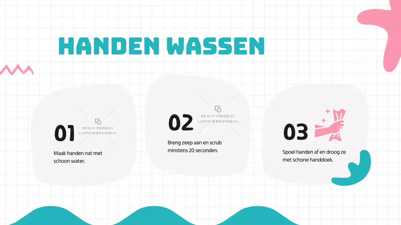 Groen Blauw Moderne Gezonde Gewoonten Lesmateriaal