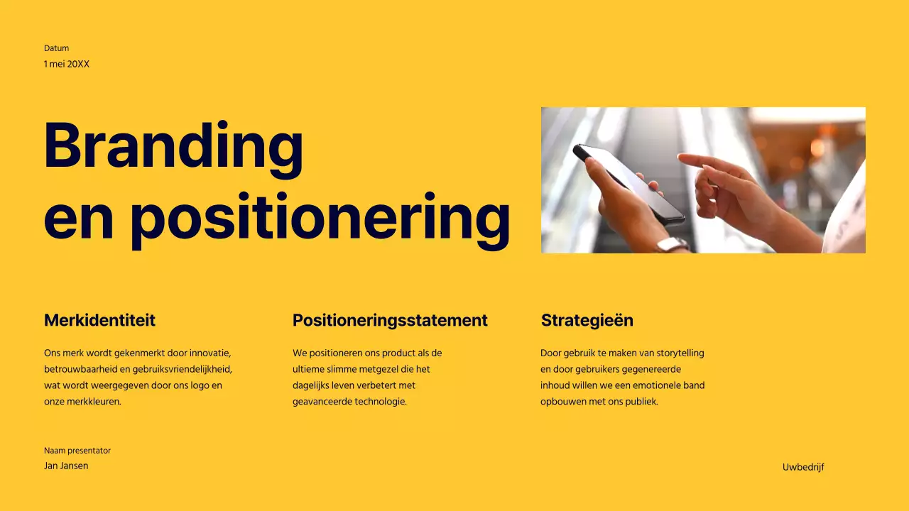 Marine Gedurfde Productlancering Bedrijfsstrategie