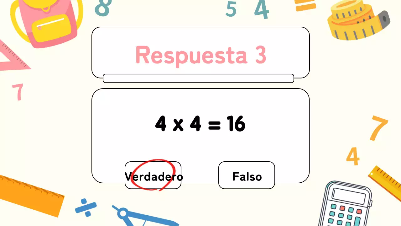 Cuestionario de matemáticas Yellow Plain Material de estudio