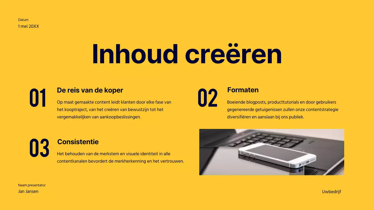 Marine Gedurfde Productlancering Bedrijfsstrategie