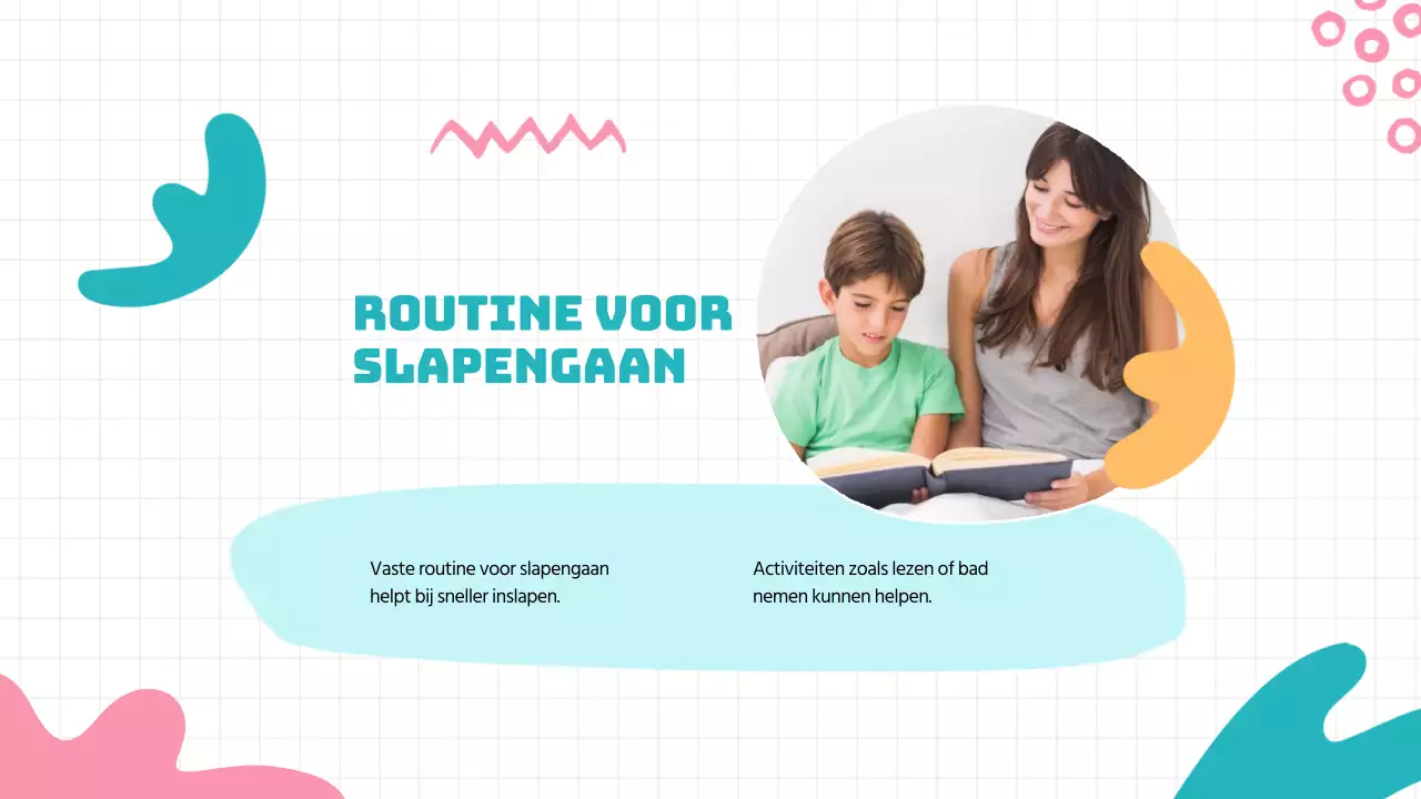 Groen Blauw Moderne Gezonde Gewoonten Lesmateriaal