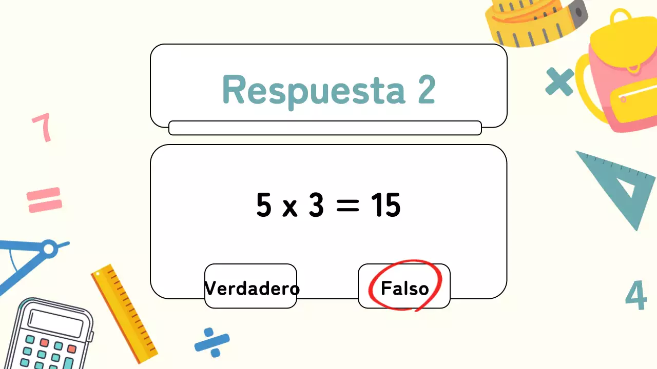 Cuestionario de matemáticas Yellow Plain Material de estudio