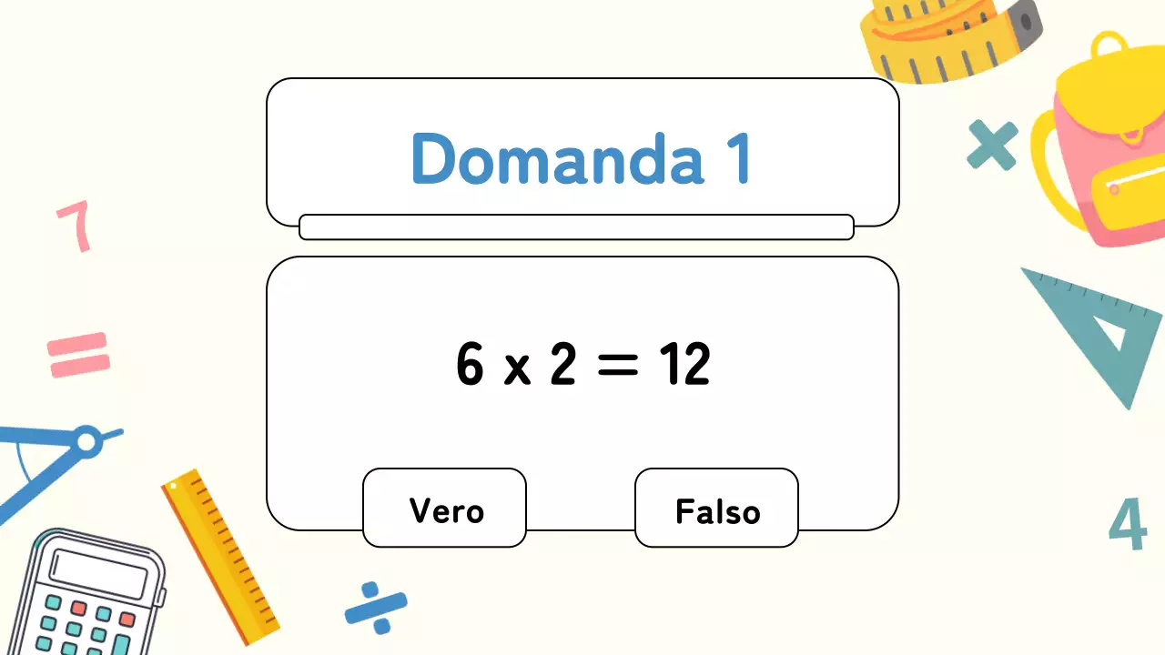 Materiale di studio per i quiz di matematica della pianura gialla