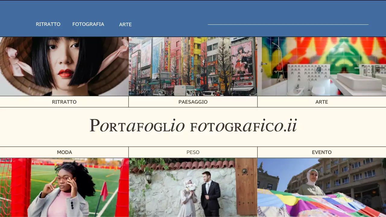 Portafoglio creativo di tendenza rosa e blu