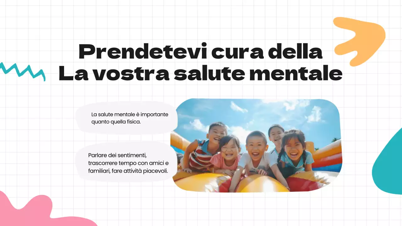 Verde Blu Moderne abitudini salutari Materiale di classe