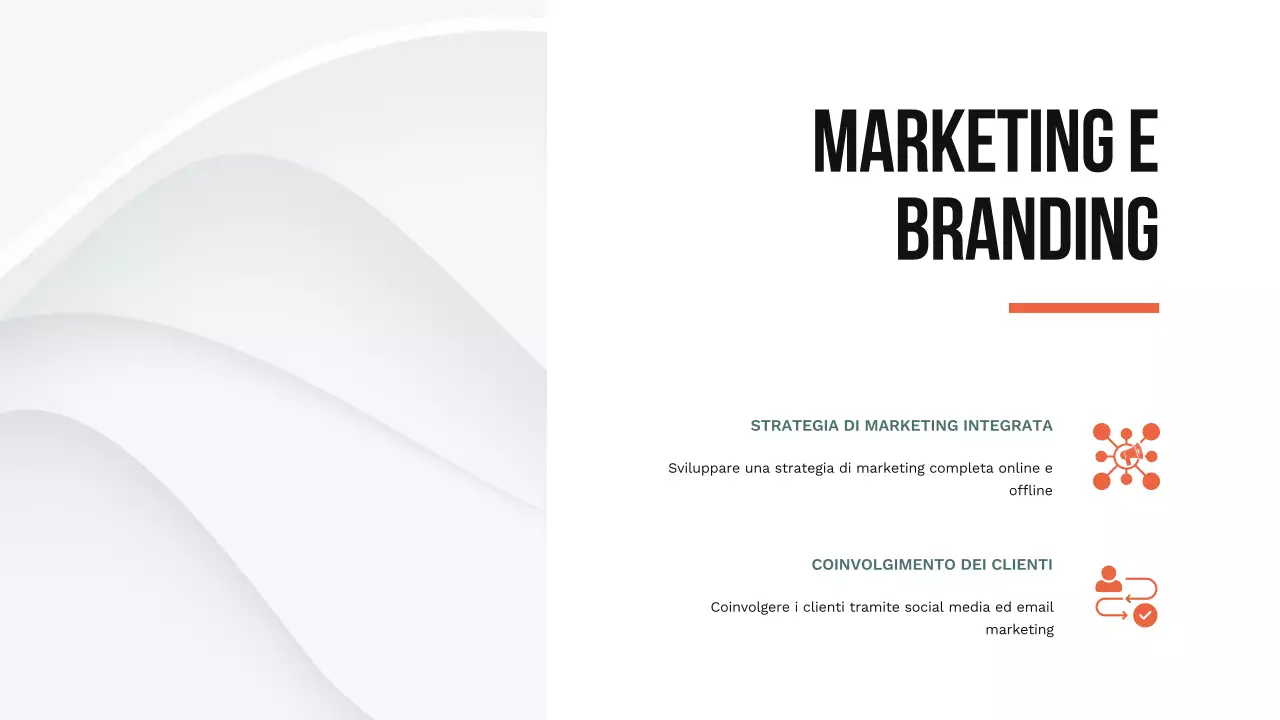 Arancione Semplice strategia di crescita delle piccole imprese